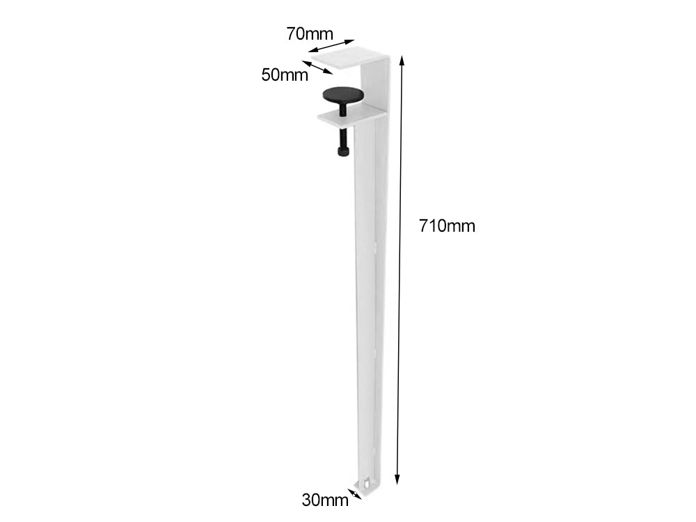 Table Legs 71cm- Pack of 4-White
