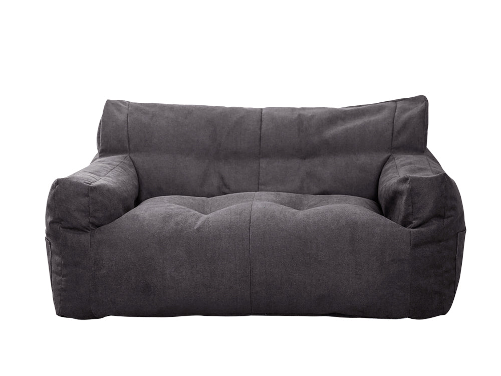 Two seater best sale bean bag sofa