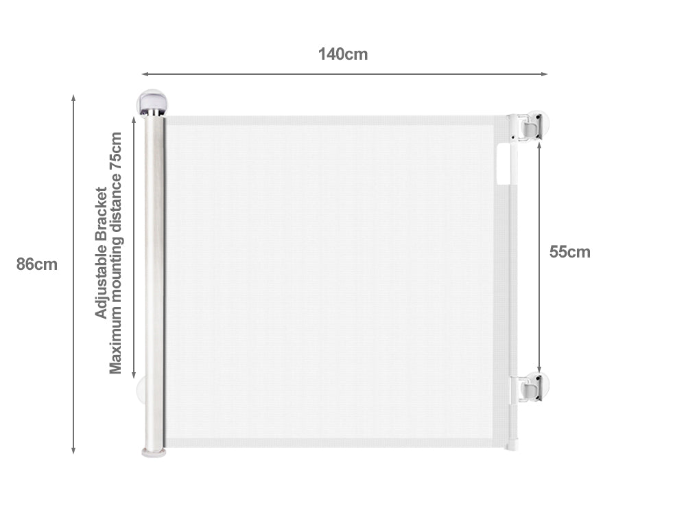 Pet Safe Security Fence Mesh Barrier-White