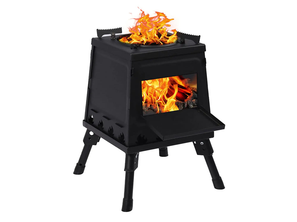 Folding Camp Stove/Portable Wood Burning Stove-Large – Loveliving