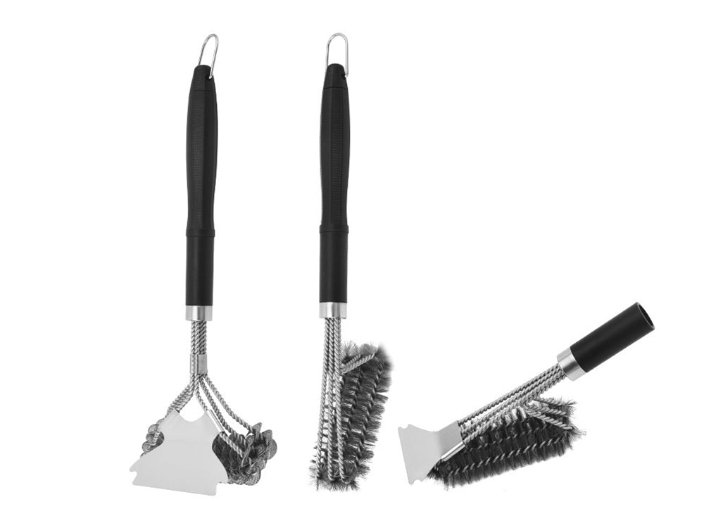 BBQ Grill Brush Cleaner Scrubber-Set of 3