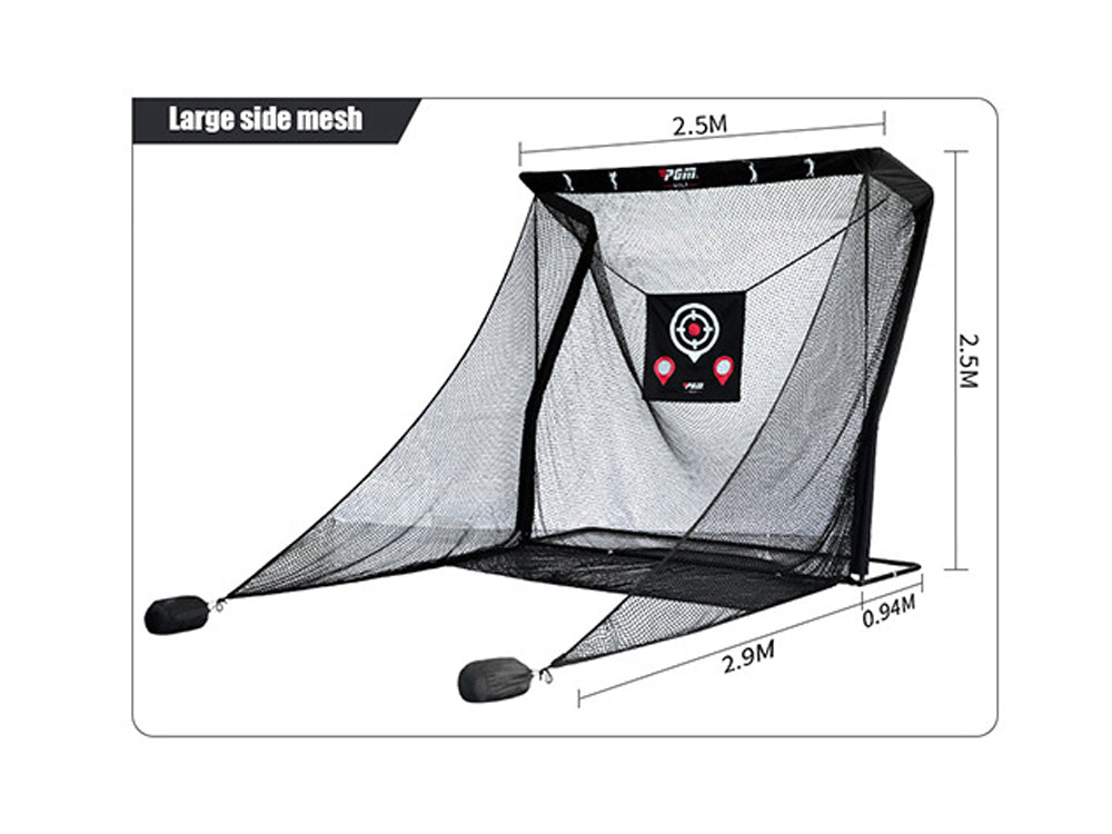 2.5m Z-shaped Golf training net With Side Protection