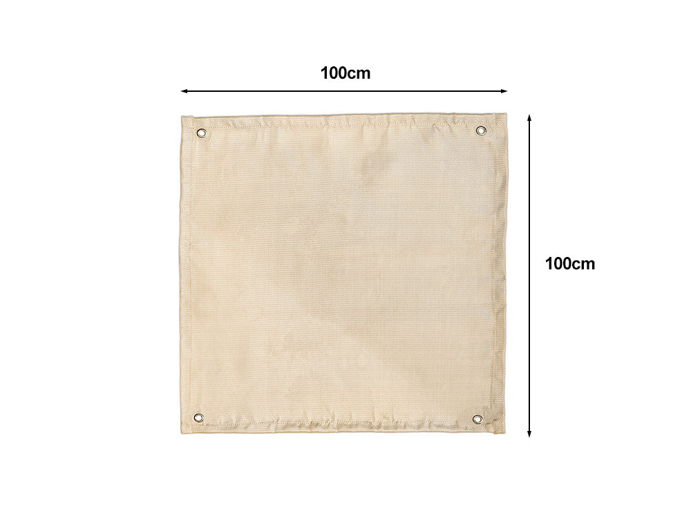 Outdoor Fire Retardant Mat/ Portable Fireproof Grill Mats 100 * 100cm