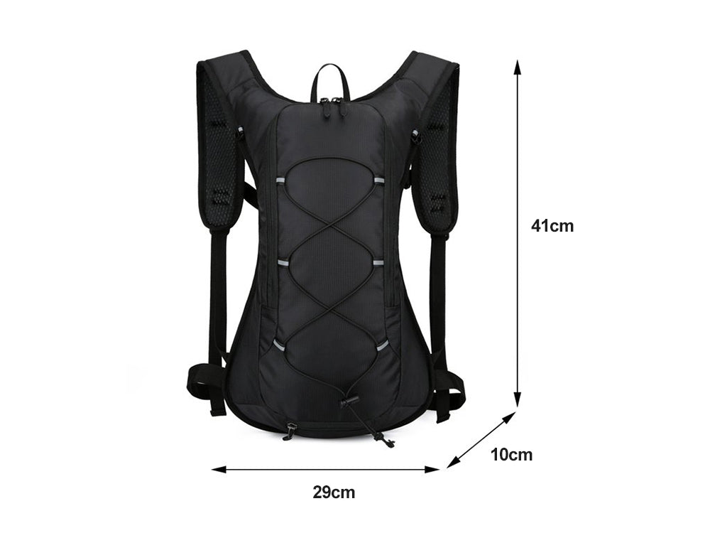 Lightweight Running Hydration Backpack Bag with 2L Water Bladder