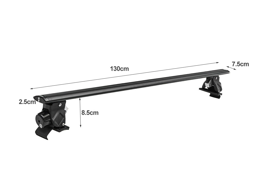 Universal Naked Roof Rack Cross Bars - 130cm