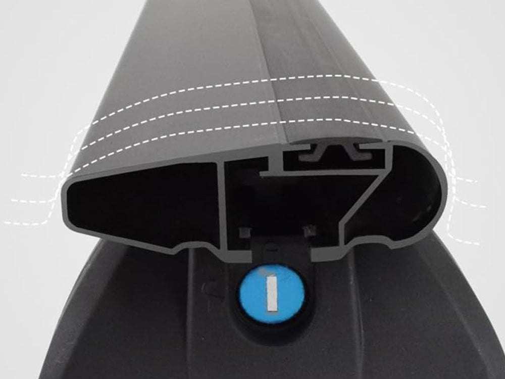 Universal Roof Rack Cross Bars for Flush Rail-130cm