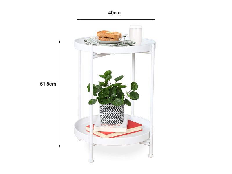 Side Table-White