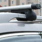 Universal Black Roof Rack Cross Bar - 2 Bars Kit-Silver