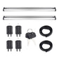 Universal Black Roof Rack Cross Bar - 2 Bars Kit-Silver