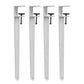 Table Legs 71cm- Pack of 4-White