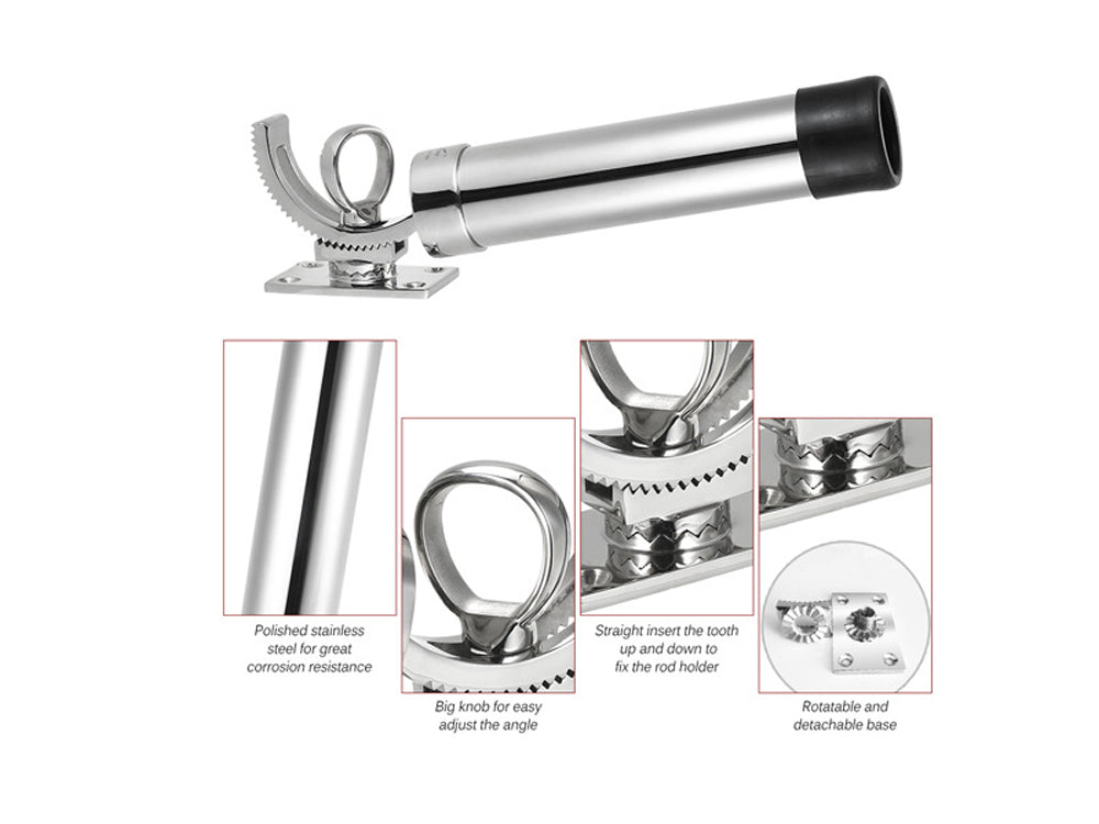 Stainless Steel Fishing Rod Holder