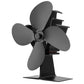 Heat Powered Stove Fan Fireplace Fan