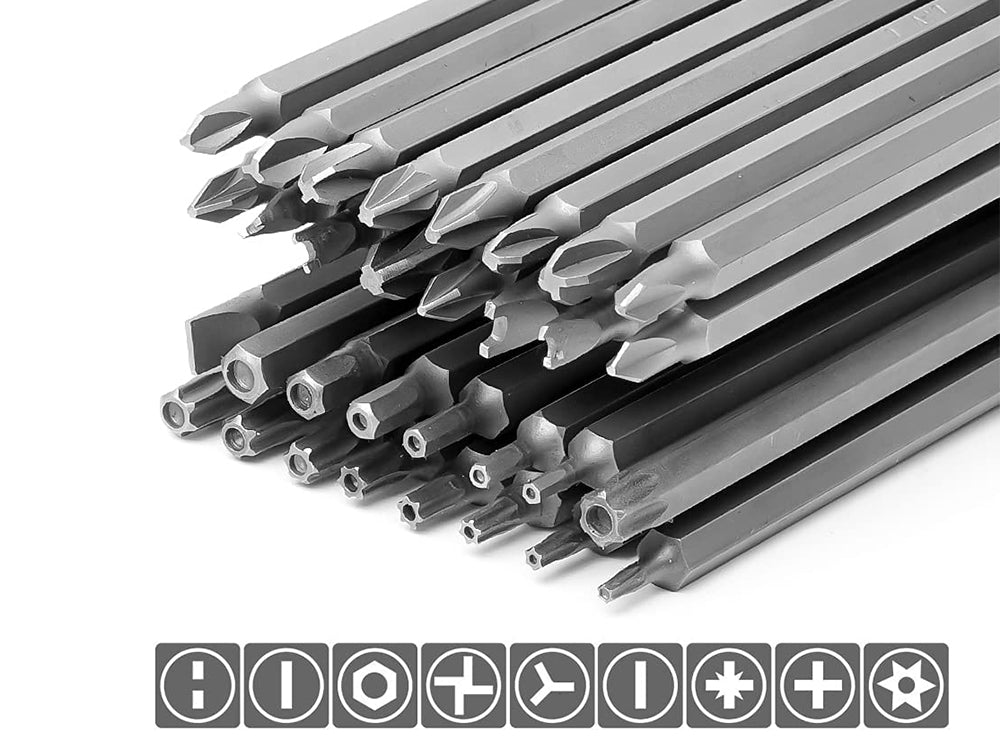 32PCS 150mm Extra Long Safety Screwdriver Bit Set