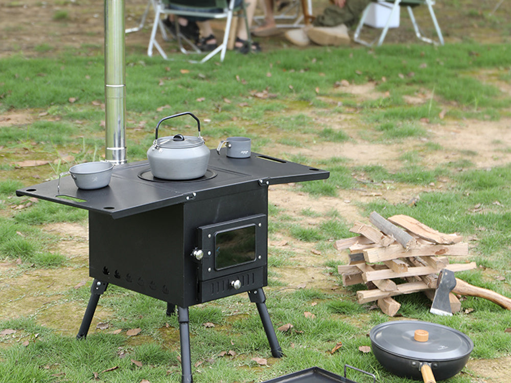 Portable camping wood clearance stove