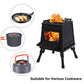 Folding Camp Stove/Portable Wood Burning Stove-Small