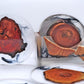 Round Resin Wood Coasters - Set of 6