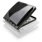 RV Roof Vent Fan 12V with Manual Riser Black Lid 280X280mm