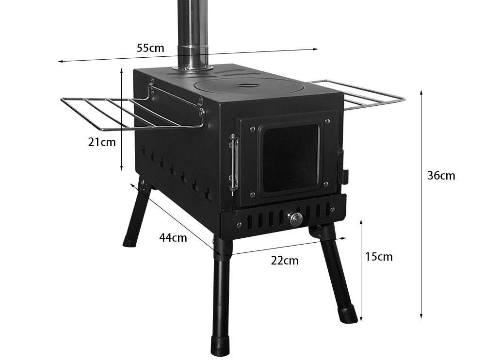 Portable Camping Wood Stove-Large