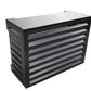 2mm Thickness Aluminium Heat Pump Cover- Black