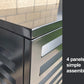 2mm Thickness Aluminium Heat Pump Cover- Black