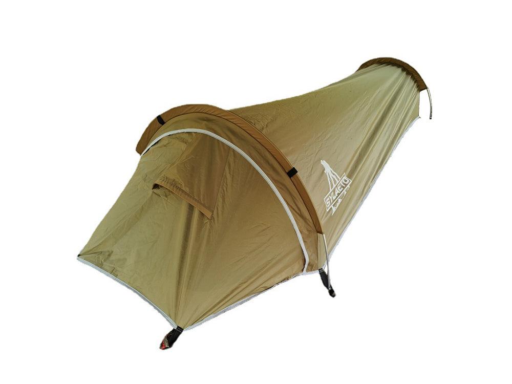 Ultralight 1 Person Waterproof Bivvy Tent - Earth brown