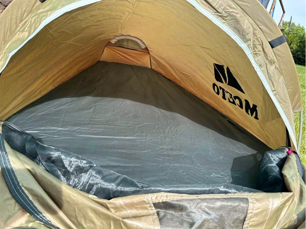 Ultralight 1 Person Waterproof Bivvy Tent - Earth brown