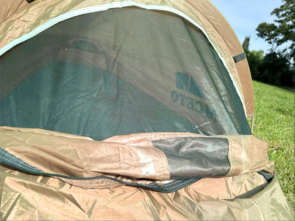 Ultralight 1 Person Waterproof Bivvy Tent - Earth brown