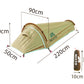 Ultralight 1 Person Waterproof Bivvy Tent - Earth brown