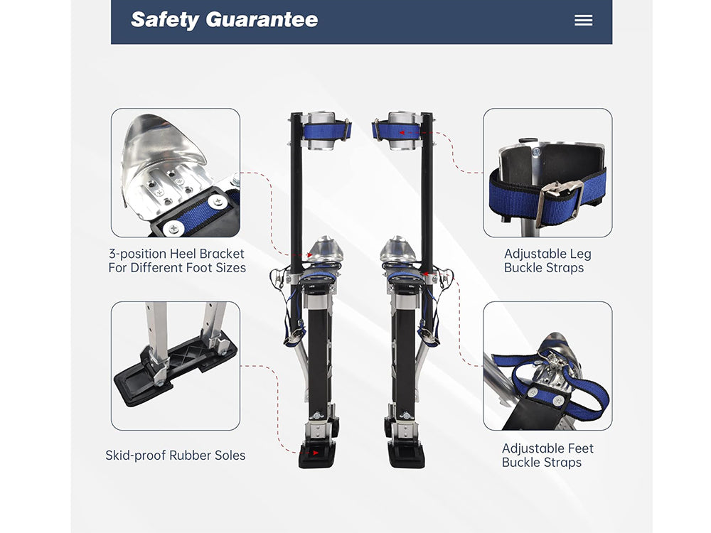 Adjustable Auminum Stilt （60cm-102cm）