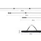 Tent Canopy Support Rods  ( Set of 2)-Silver