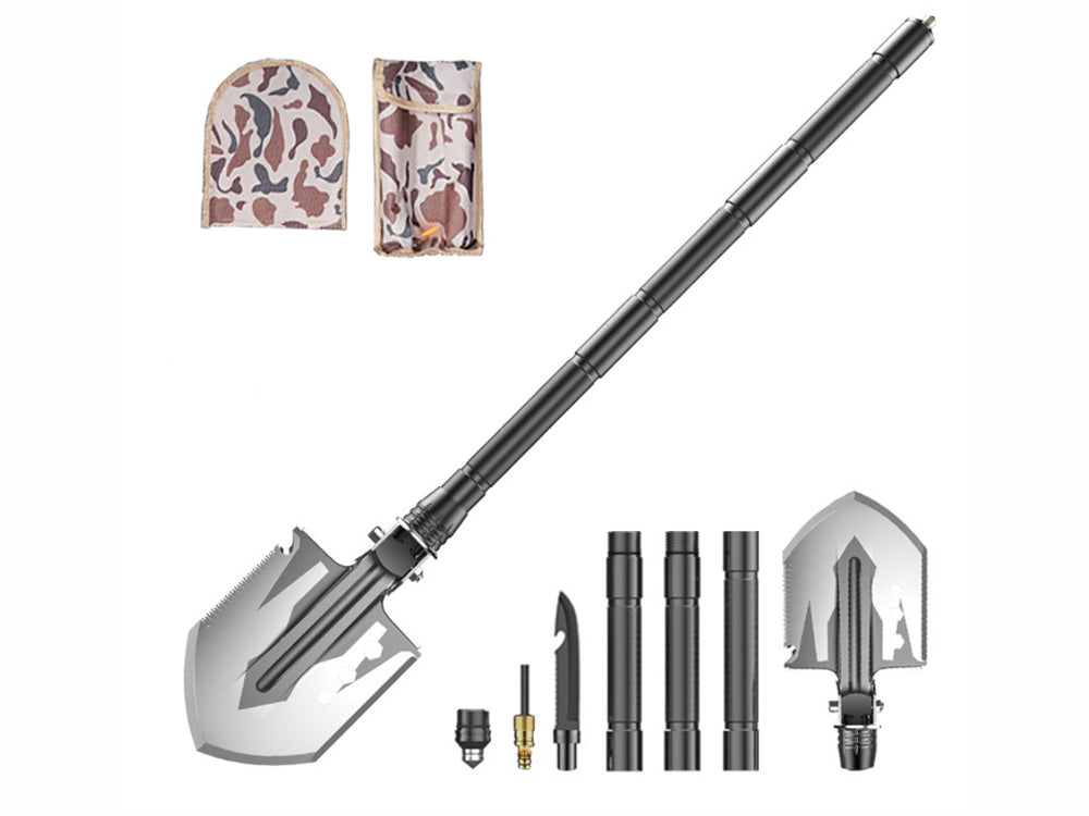 Folding Multifunction Survival Shovel