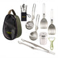 Outdoor Kitchenware Set with Storage Bag