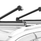 Snowboard Ski Top Roof Rack Carrier-Silver