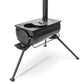 Portable Wood Burning Tent Stove with Chimney