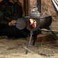 Portable Wood Burning Tent Stove with Chimney