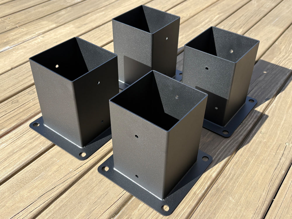 OUTPRO Aluminum Single Pergola Base Kit