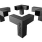 OUTPRO Aluminum Single Pergola Corner bracket Kit