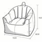 1200D Oxford Outdoor Shell Waterproof Bean Bag Cover - Dark grey