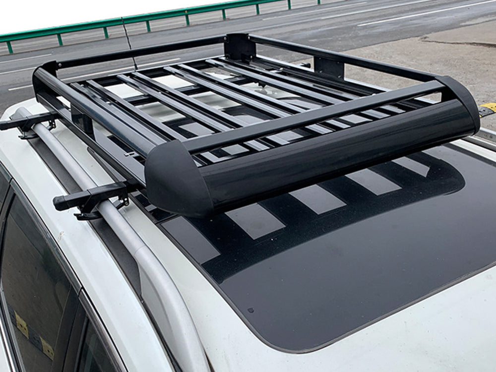 Aluminium Roof Rack Basket Tray Luggage Cargo Carrier 160*112cm