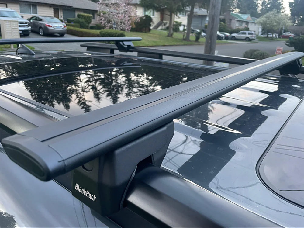 BlackRack Roof rack cross bars for raised side rails