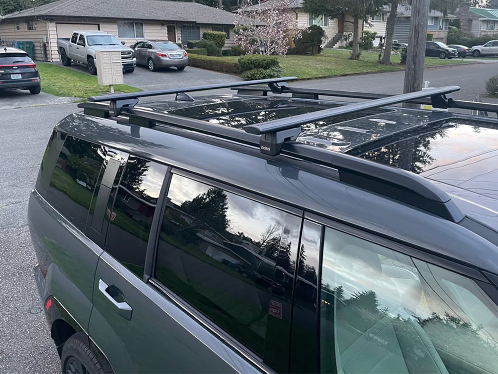 BlackRack Roof rack cross bars for raised side rails