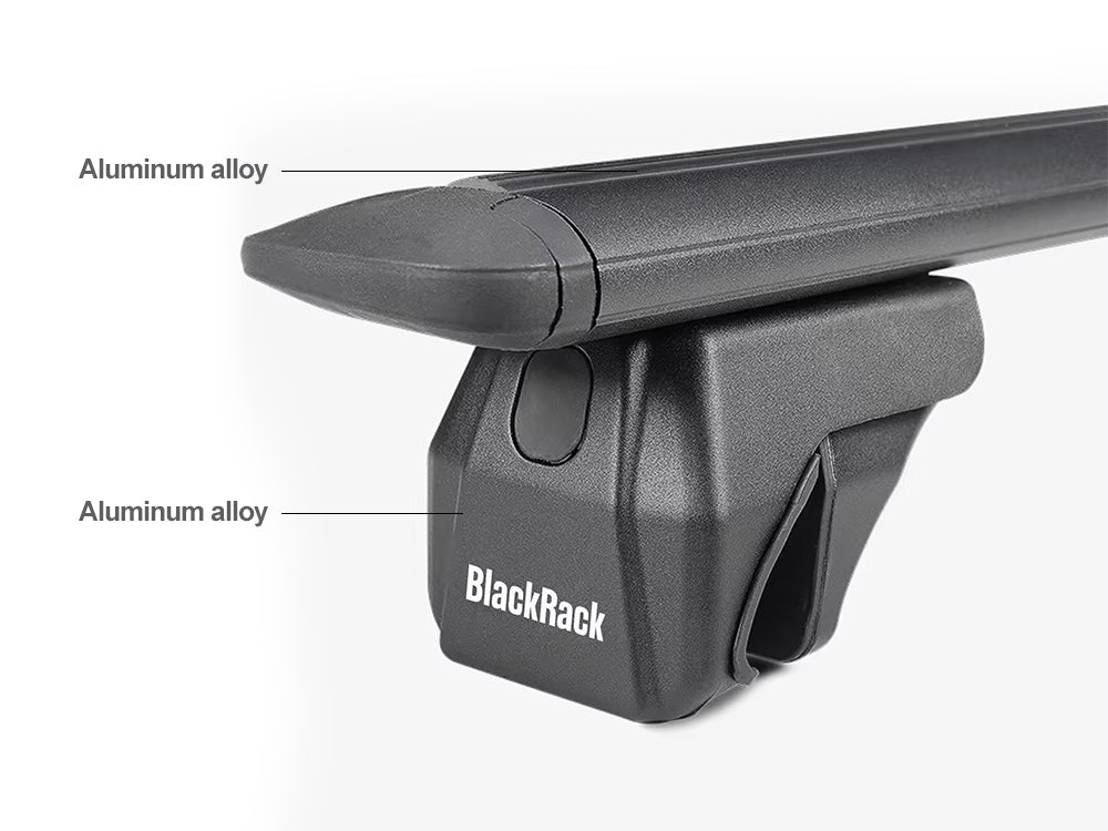 BlackRack Roof rack cross bars for raised side rails