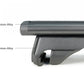 BlackRack Roof rack cross bars for flush side rails