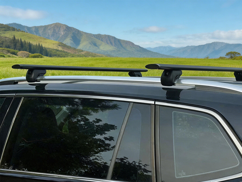 Universal All Aluminium Roof Rack Cross Bars For Raised Rail