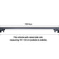 Roof Rack Cross Bars For Vehicles with Raised side rails