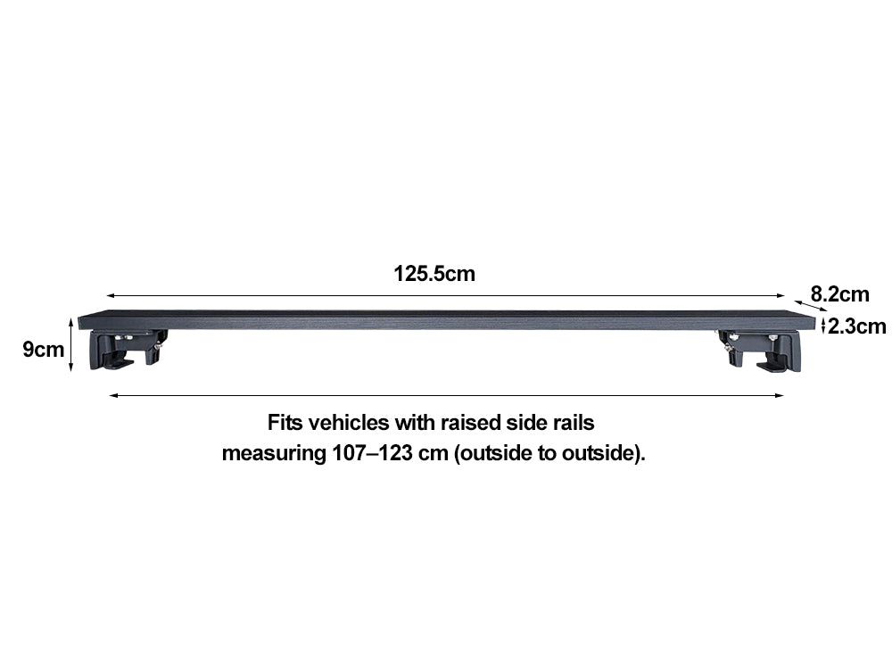 Roof Rack Cross Bars For Vehicles with Raised side rails