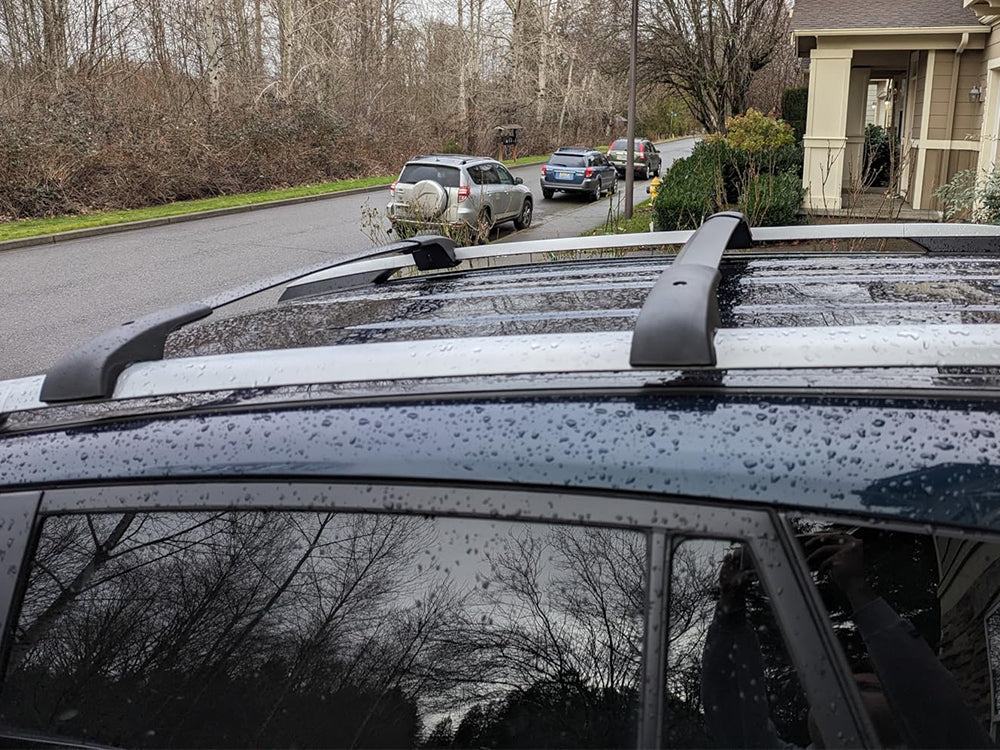 Roof Racks Cross Bars Compatible with Toyota RAV4 2013-2018 with Side Rails