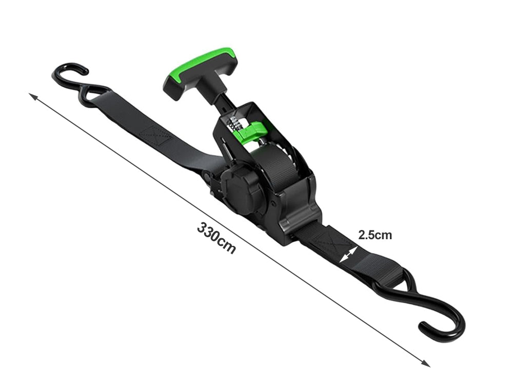 Automatic Retractable Tie Down Straps-Pair