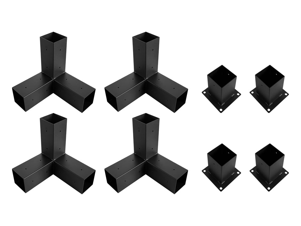 Single Pergola Brackets DIY Kit fit 90 x 90mm timber