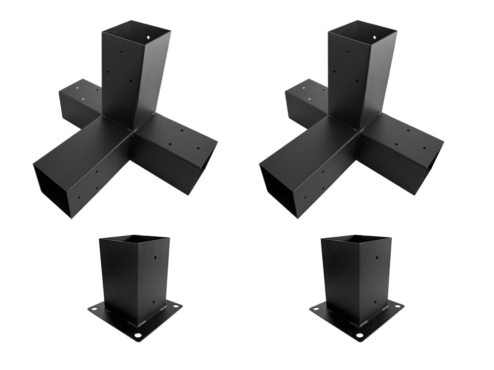 4-Way Pergola Bracket DIY Kit fit 90 x 90mm timber